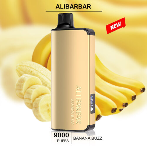 ALIBARBAR INGOT - BANANA BUZZ - 9000 PUFFS