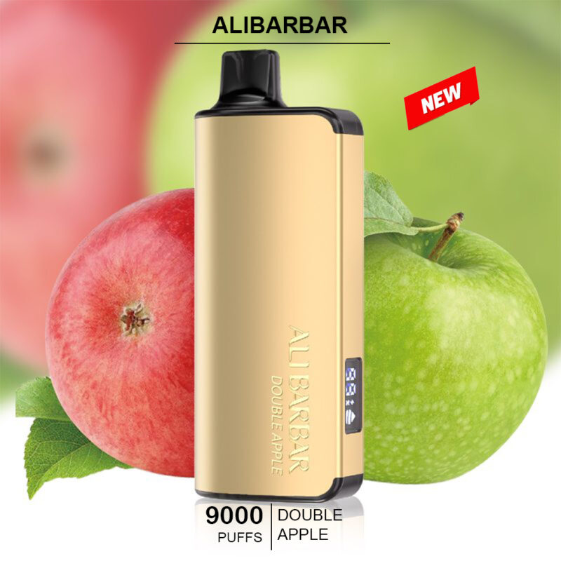 ALIBARBAR INGOT - DOUBLE APPLE - 9000 PUFFS