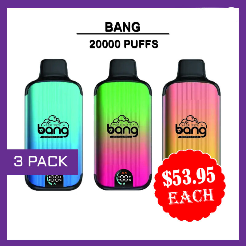 BANG - 3 PACK - 20000 PUFFS