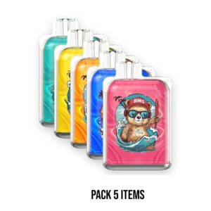 BIMO Crystal 12000 Puffs - Pack 5 items