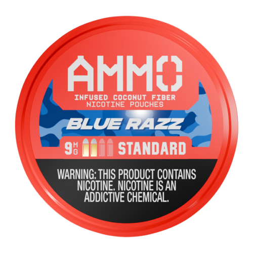 Blue Razz AMMO Nicotine Pouches