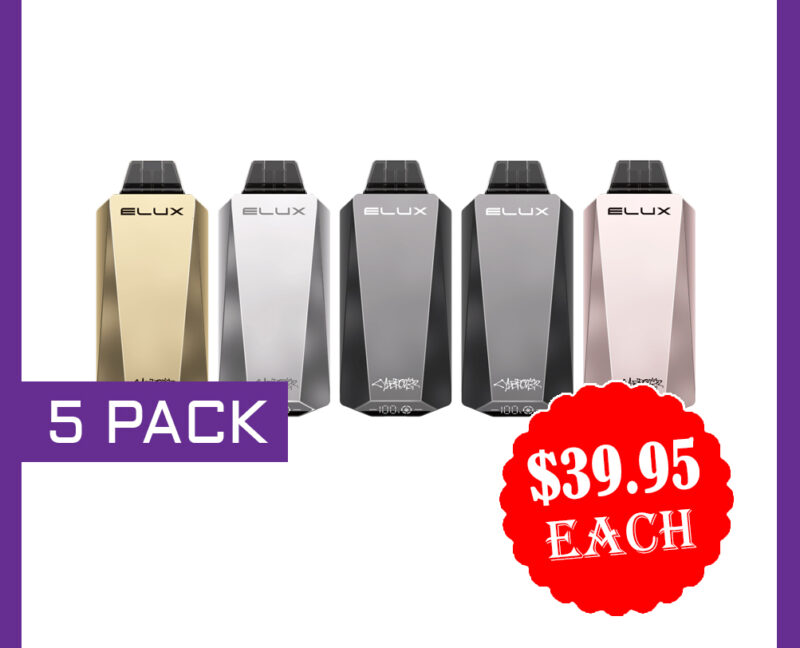 ELUX 15000 PUFFS - 5 PACK
