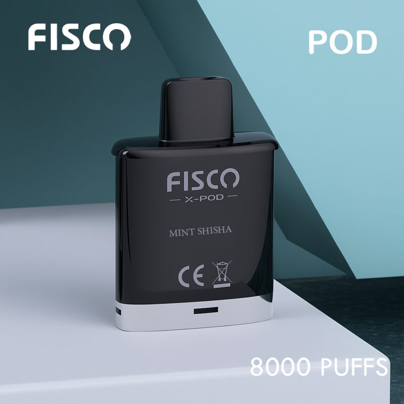 FISCO XPOD MINT SHISHA - 8000 PUFFS (POD ONLY) FISCO XPOD MINT SHISHA - 8000 PUFFS (POD ONLY)