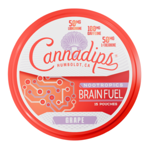 Grape CANNADIPS Brain Fuel Pouches