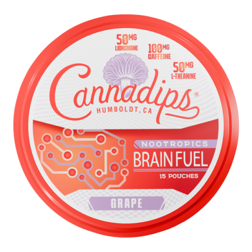 Grape CANNADIPS Brain Fuel Pouches