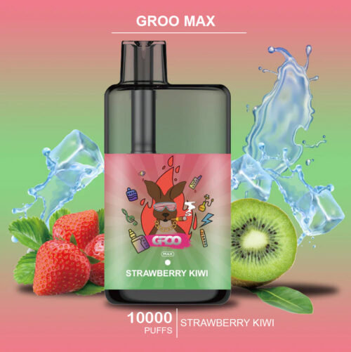 GROO MAX - STRAWBERRY KIWI - 10000 PUFFS