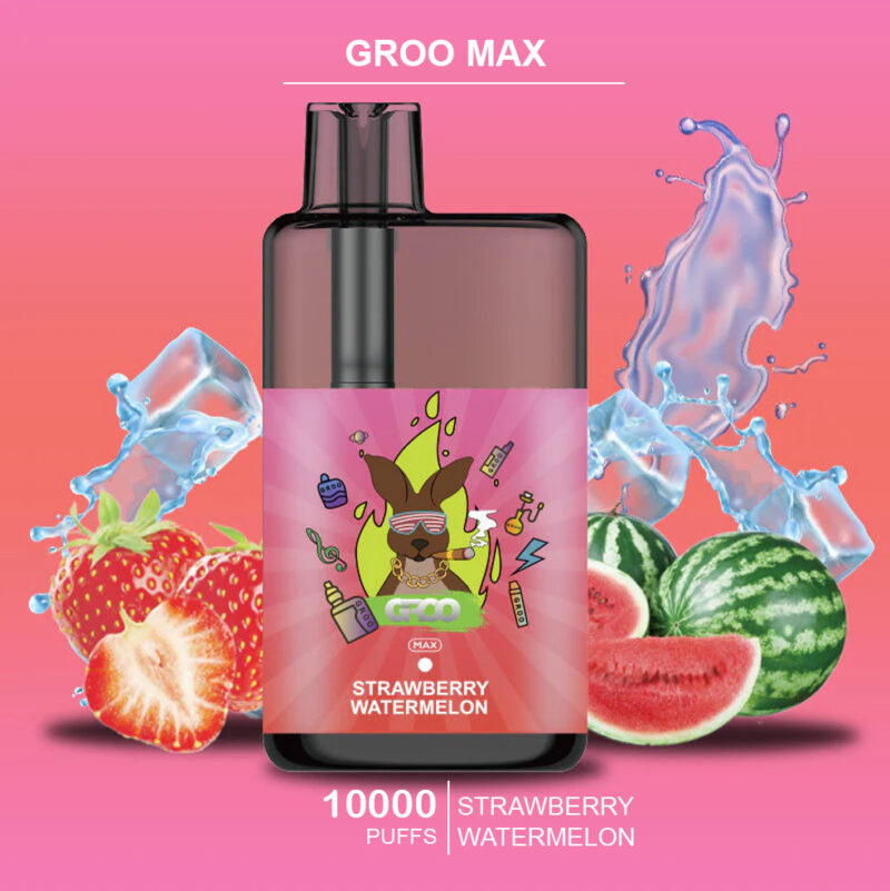 GROO MAX - STRAWBERRY WATERMELON - 10000 PUFFS