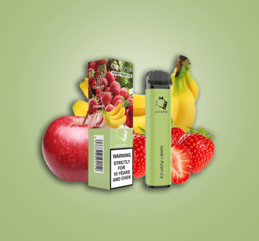 GUNNPOD HONEY PUSH ICE – 2000 PUFFS