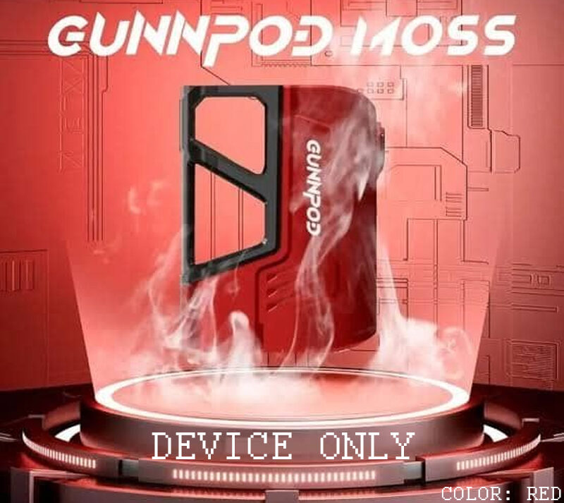 GUNNPOD MOSS - 8000 - "Device Only" - RED
