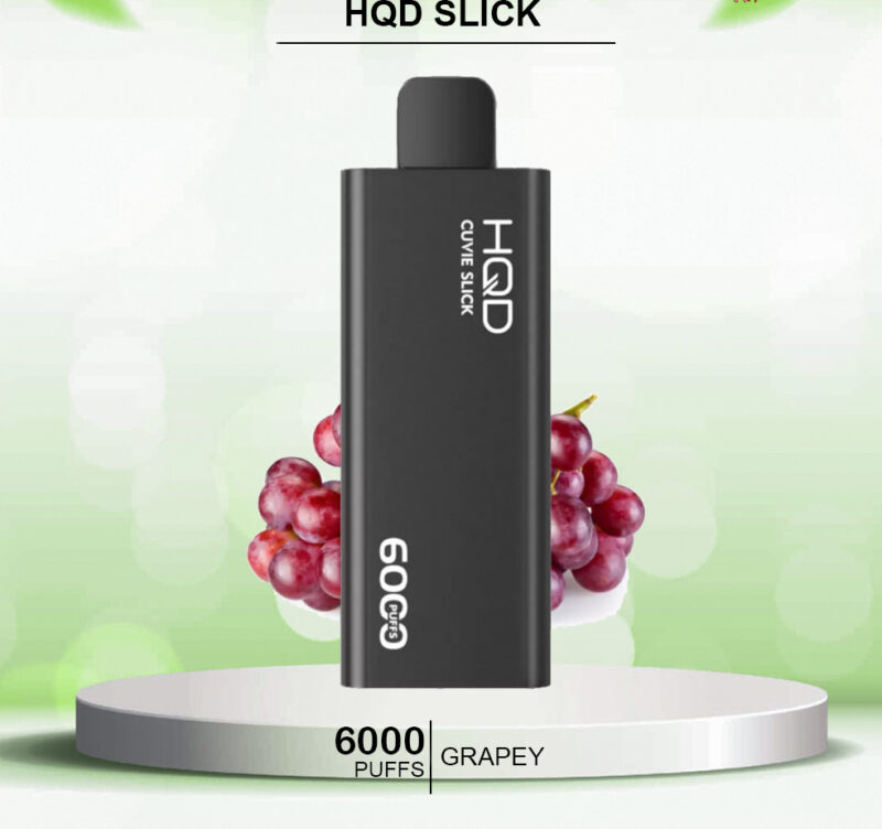 HQD SLICK GRAPEY- 6000 PUFFS