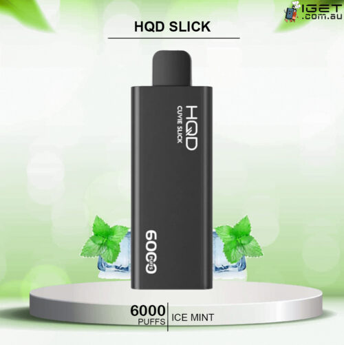 HQD SLICK ICE MINT - 6000 PUFFS | IGET Australia