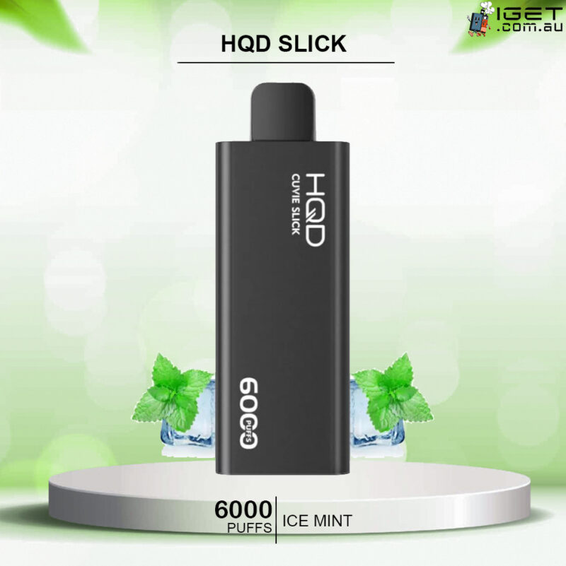 HQD SLICK ICE MINT - 6000 PUFFS | IGET Australia