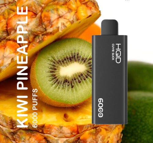 HQD SLICK KIWI PINEAPPLE - 6000 PUFFS