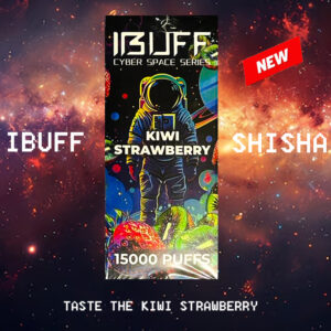 IBUFF SHISHA - KIWI STRAWBERRY - 15000 PUFFS