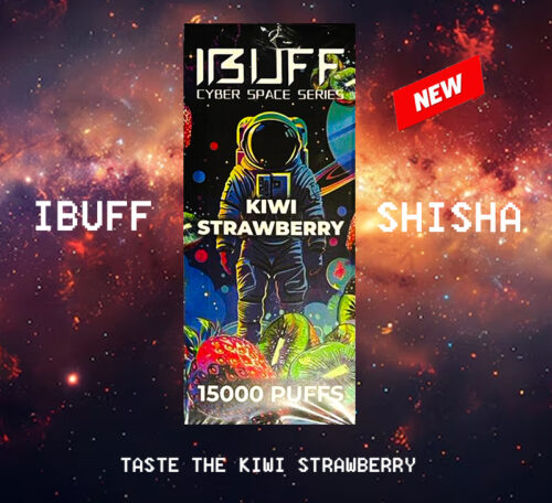 IBUFF SHISHA - KIWI STRAWBERRY - 15000 PUFFS