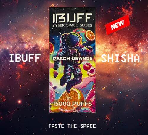 IBUFF SHISHA - PEACH ORANGE - 15000 PUFFS