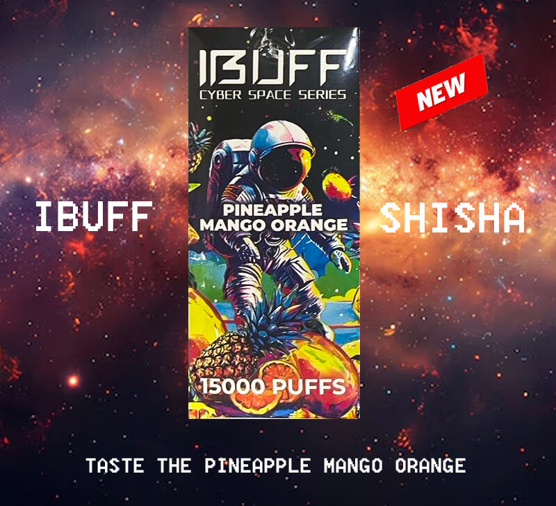 IBUFF-SHISHA - PINEAPPLE MANGO ORANGE- 15000 PUFFS