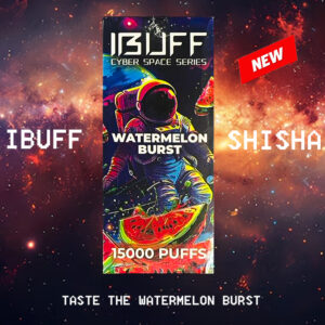 IBUFF SHISHA - WATERMELON BURST - 15000 PUFFS IBUFF SHISHA - WATERMELON BURST - 15000 PUFFS