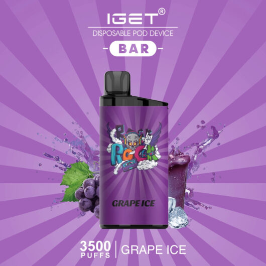 IGET BAR GRAPE ICE – 3500 PUFFS IGET BAR GRAPE ICE – 3500 PUFFS