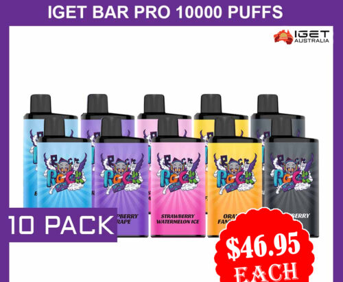 IGET BAR PRO 10000 PUFFS - 10 PACK