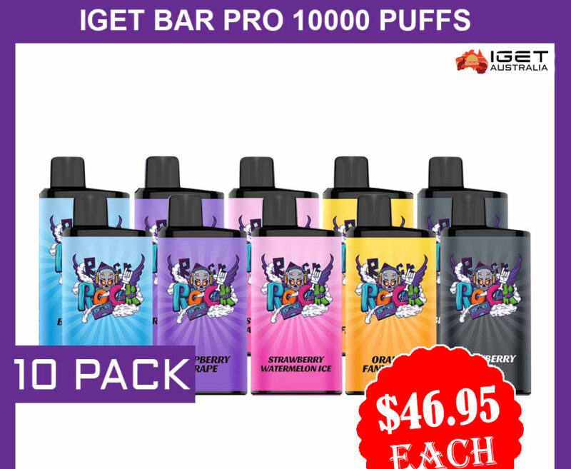 IGET BAR PRO 10000 PUFFS - 10 PACK