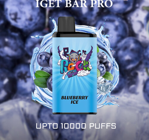 IGET BAR PRO - BLUEBERRY ICE - 10000 PUFFS