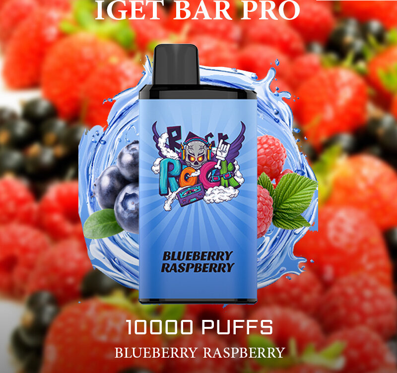 IGET BAR PRO - BLUEBERRY RASPBERRY - 10000 PUFFS