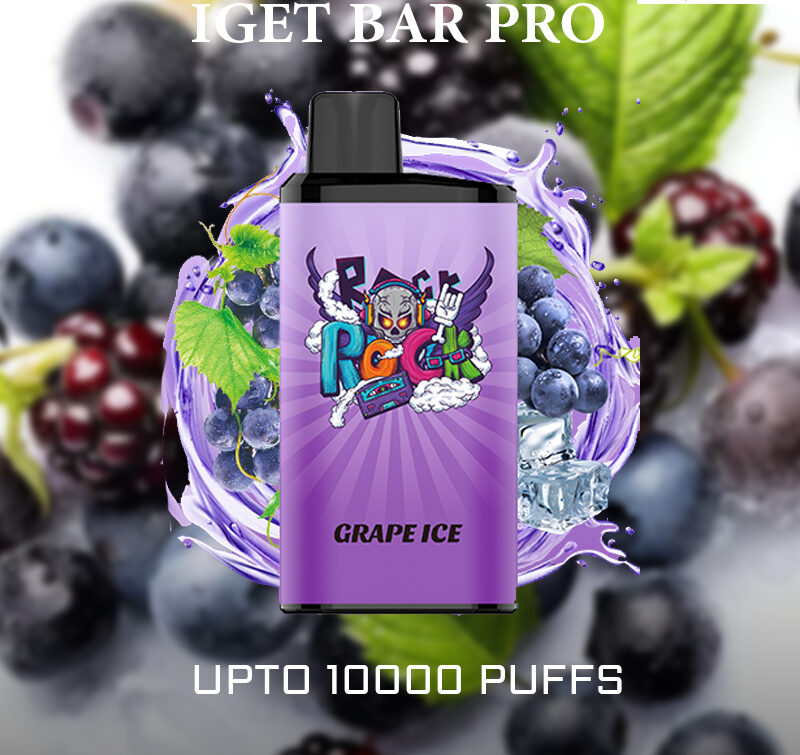 IGET BAR PRO - GRAPE ICE - 10000 PUFFS