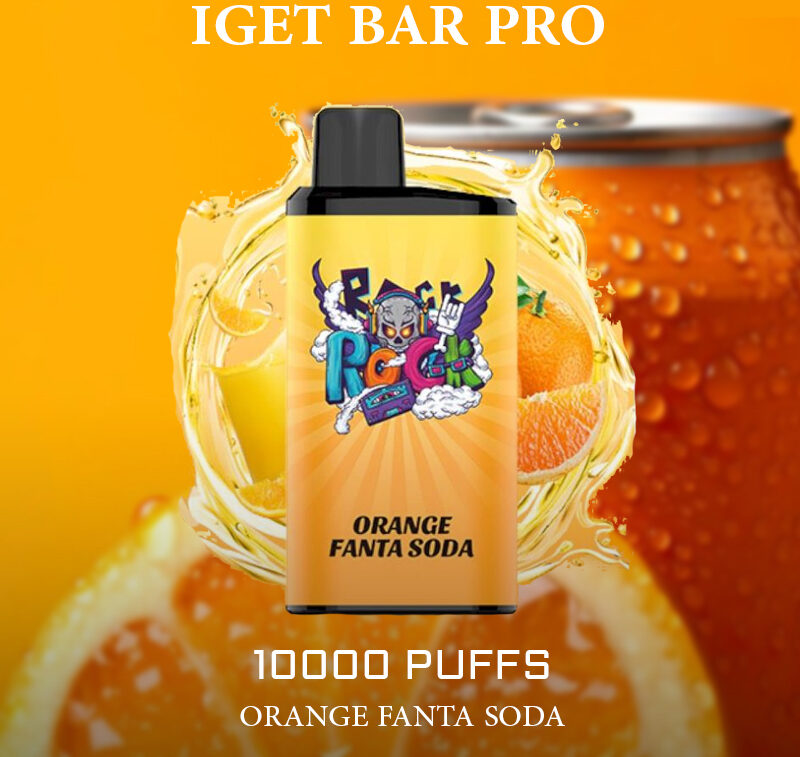IGET BAR PRO - ORANGE FANTA SODA - 10000 PUFFS