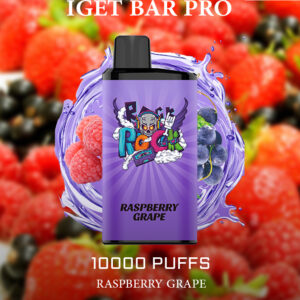 IGET BAR PRO - RASPBERRY GRAPE - 10000 PUFFS