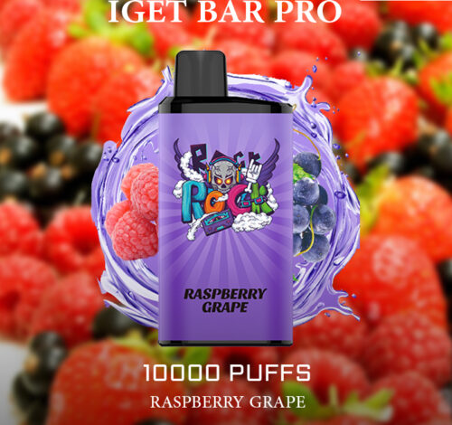 IGET BAR PRO - RASPBERRY GRAPE - 10000 PUFFS