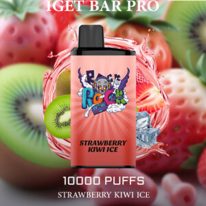 IGET BAR PRO - STRAWBERRY KIWI ICE- 10000 PUFFS