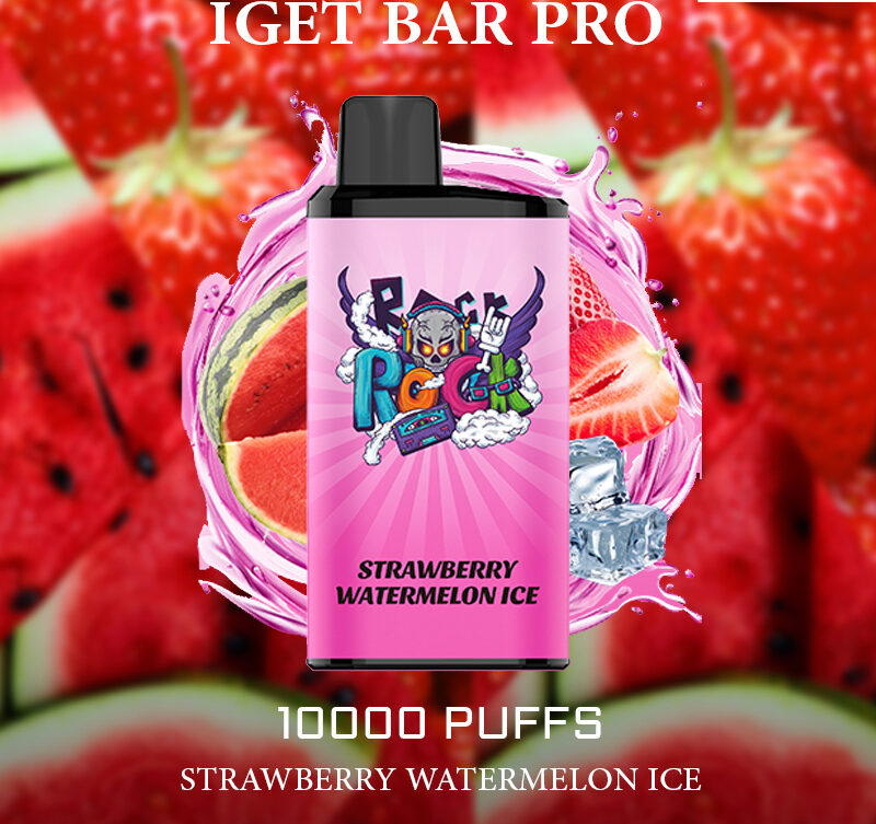 IGET BAR PRO - STRAWBERRY WATERMELON ICE - 10000 PUFFS IGET BAR PRO - STRAWBERRY WATERMELON ICE - 10000 PUFFS