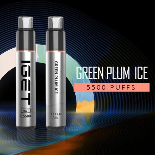 IGET HOT GREEN PLUM ICE – 5500 PUFFS IGET HOT GREEN PLUM ICE – 5500 PUFFS