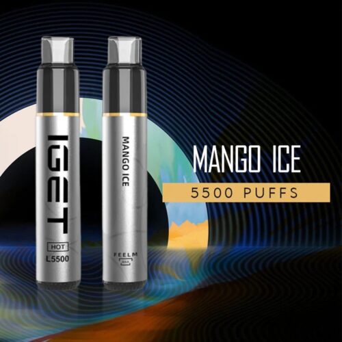 IGET HOT MANGO ICE – 5500 PUFFS IGET HOT MANGO ICE – 5500 PUFFS