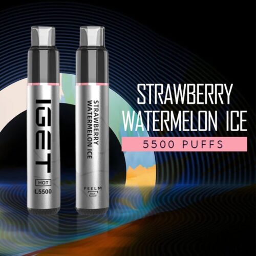 IGET HOT STRAWBERRY WATERMELON ICE – 5500 PUFFS IGET HOT STRAWBERRY WATERMELON ICE – 5500 PUFFS