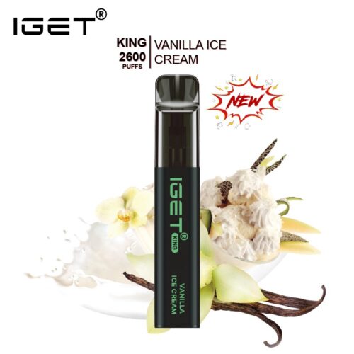 IGET KING VANILLA ICE CREAM – 2600 PUFFS IGET KING VANILLA ICE CREAM – 2600 PUFFS