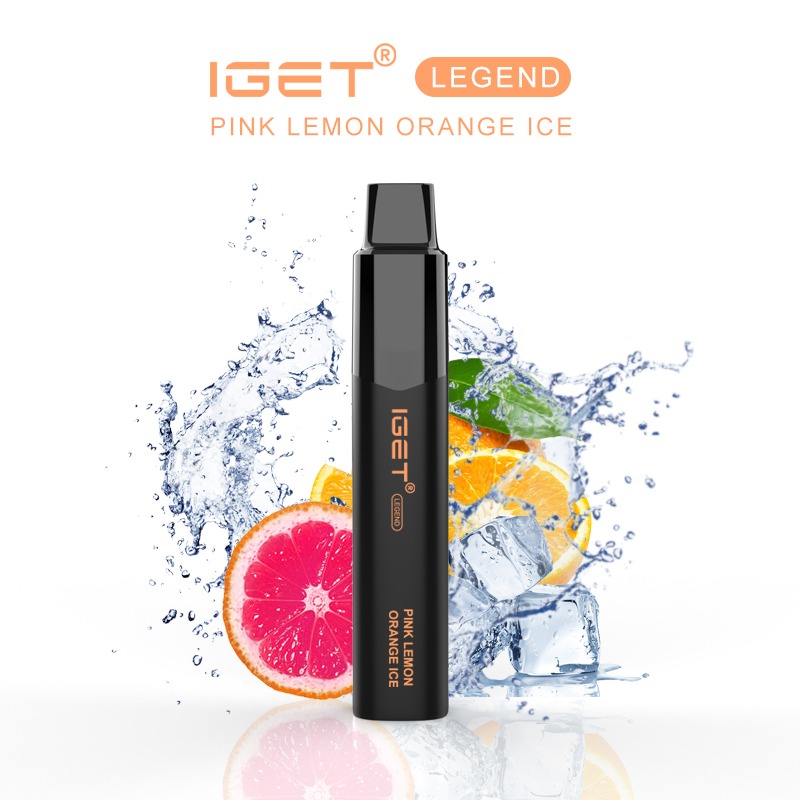 IGET LEGEND PINK LEMON ORANGE ICE – 4000 PUFFS | IGET Australia