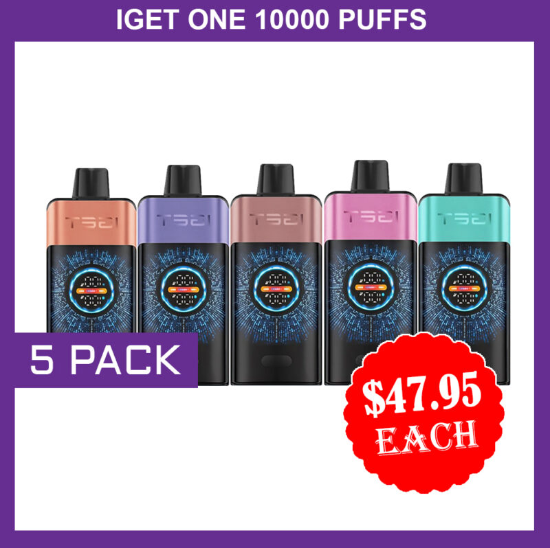 IGET ONE 12000 PUFFS - 5 PACK