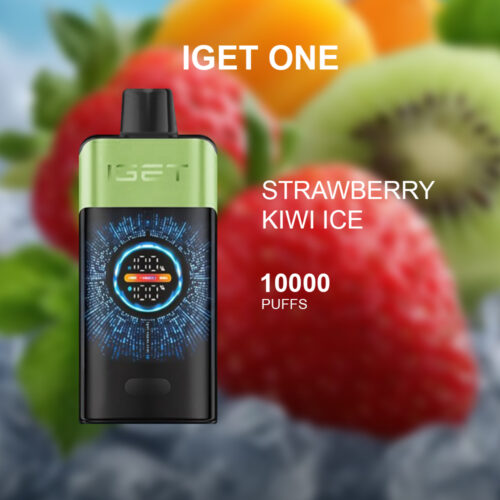 IGET ONE STRAWBERRY KIWI ICE - 12000 PUFFS