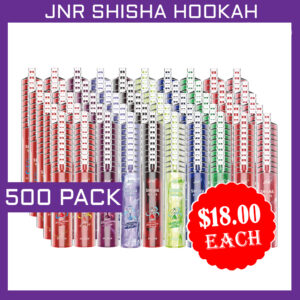 JNR SHISHA HOOKAH - 12000 PUFFS - 500 PACK