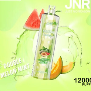 JNR SHISHA HOOKAH - DOUBLE MELON MINT - 12000 PUFFS JNR SHISHA HOOKAH - DOUBLE MELON MINT - 12000 PUFFS