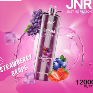 JNR SHISHA HOOKAH - STRAWBERRY GRAPE - 12000 PUFFS