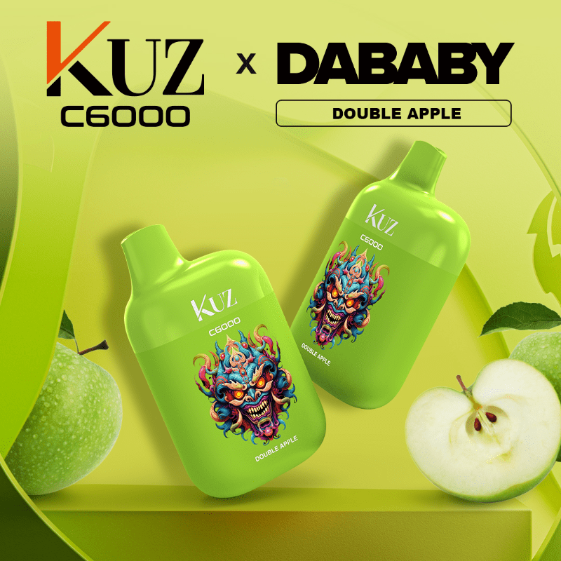 KUZ DOUBLE APPLE - 6000 PUFFS