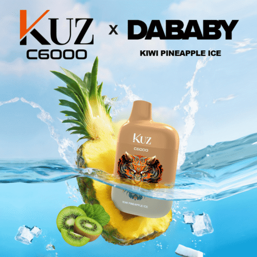 KUZ KIWI PINEAPPLE ICE - 6000 PUFFS