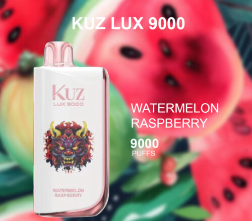 KUZ LUX WATERMELON RASPBERRY - 9000 PUFFS