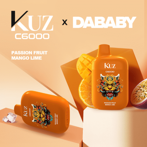 KUZ PASSIONFRUIT MANGO LIME - 6000 PUFFS KUZ PASSIONFRUIT MANGO LIME - 6000 PUFFS