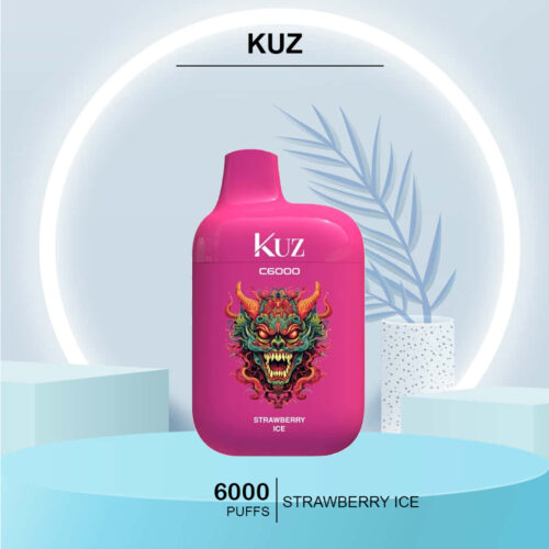 KUZ - STRAWBERRY ICE - 6000 PUFFS