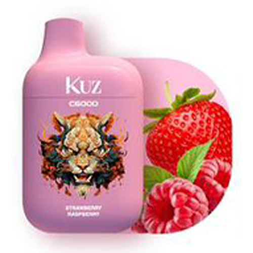KUZ STRAWBERRY RASPBERRY - 6000 PUFFS
