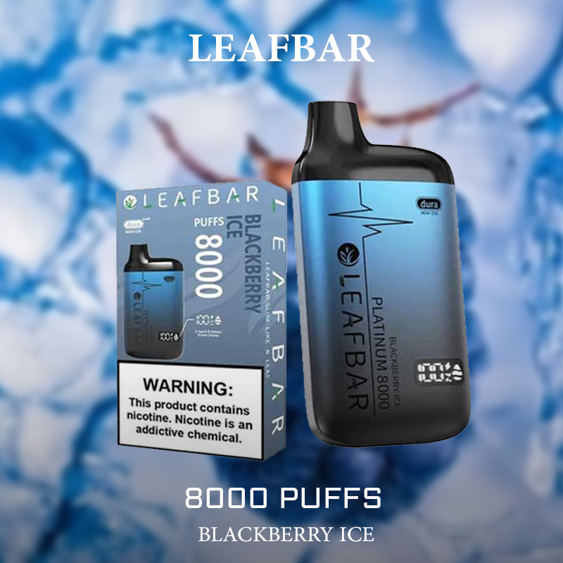 LEAFBAR PLATINUM BLACKBERRY ICE - 8000 PUFFS